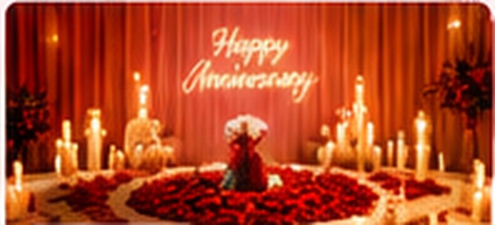 Demo image of anniversary celebration decoration