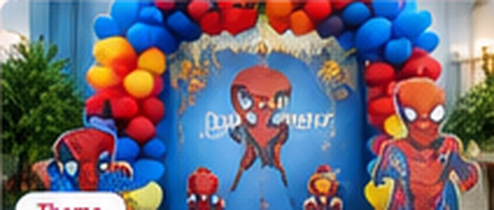 Demo image of themed party decoration